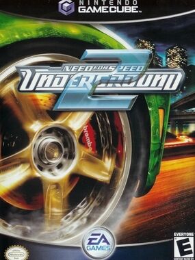 Nintendo GameCube Need for Speed Underground 2 - Green, Gold, Black. DISC ONLY